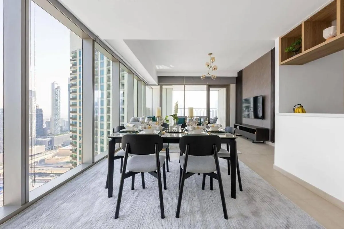 Amazing 3Bedroom With Fountains & Burj Khalifa Views High Floor In Downtown Views II Dubai